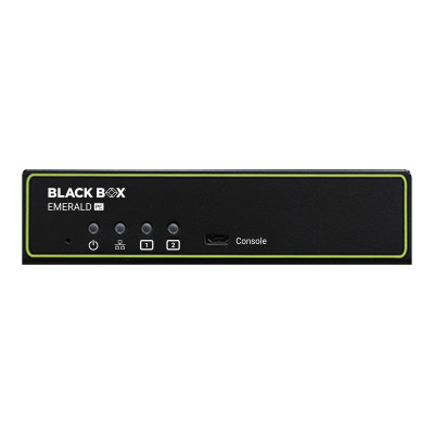 Black Box EMD2002PE-DP-T KVM-over-IP Transmitter - DisplayPort, USB 2.0, Audio, Dual Network Ports RJ45 and SFP